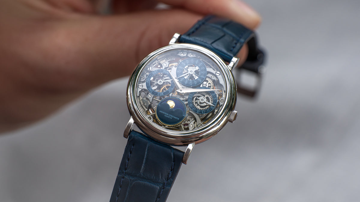 43032, Perpetual Calendar Skeleton, Platinum