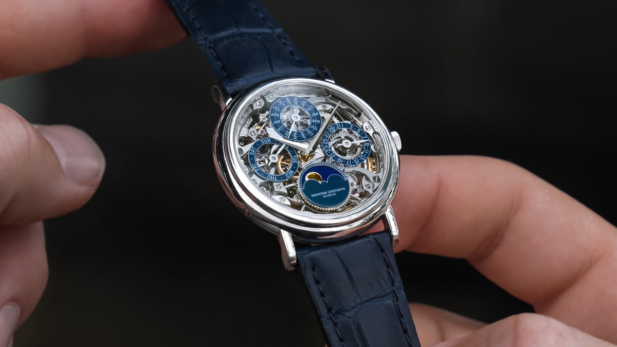 43032, Perpetual Calendar Skeleton, Platinum