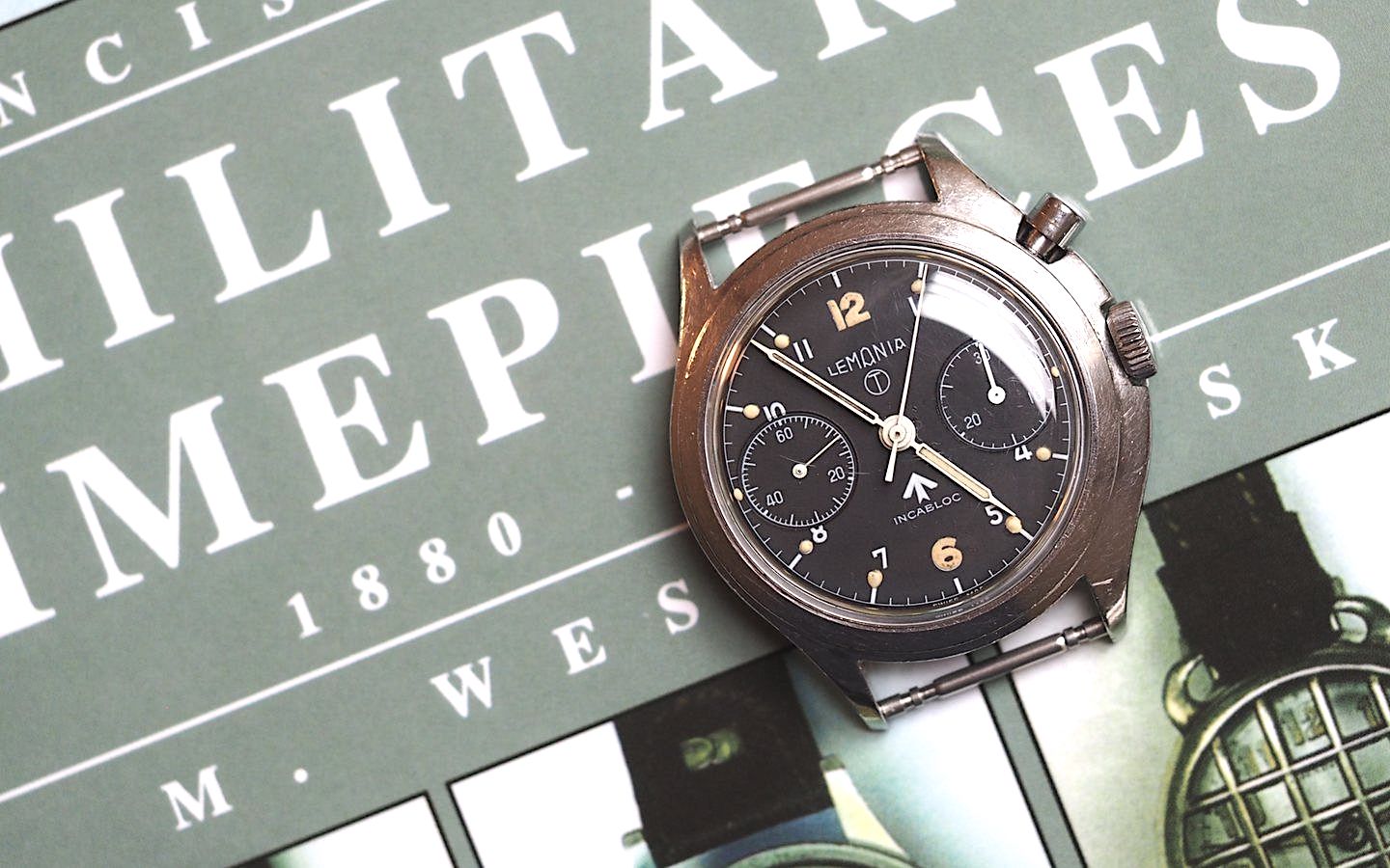 Lemania single pusher discount chronograph