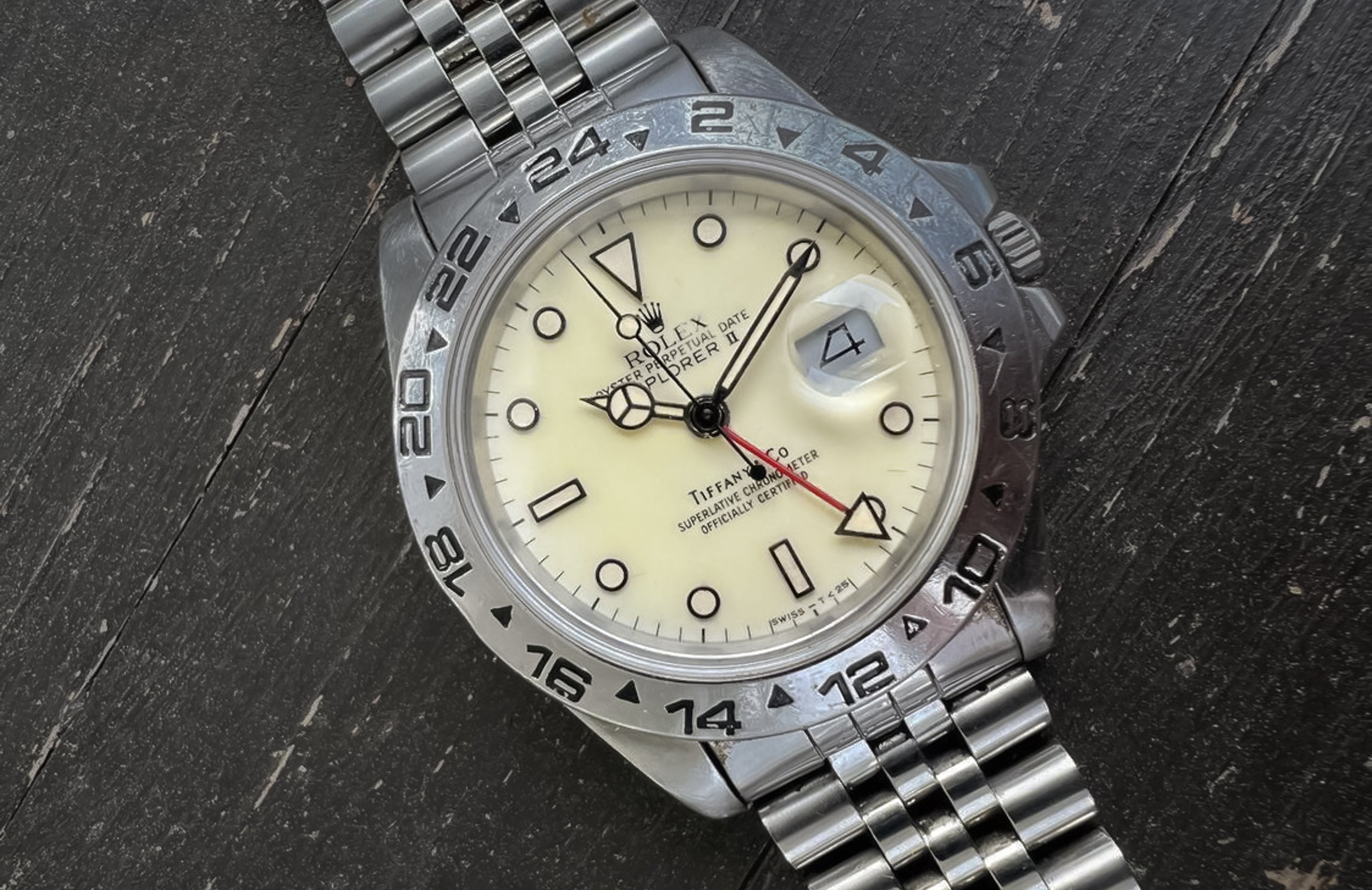 Rolex explorer best sale 2 tiffany co