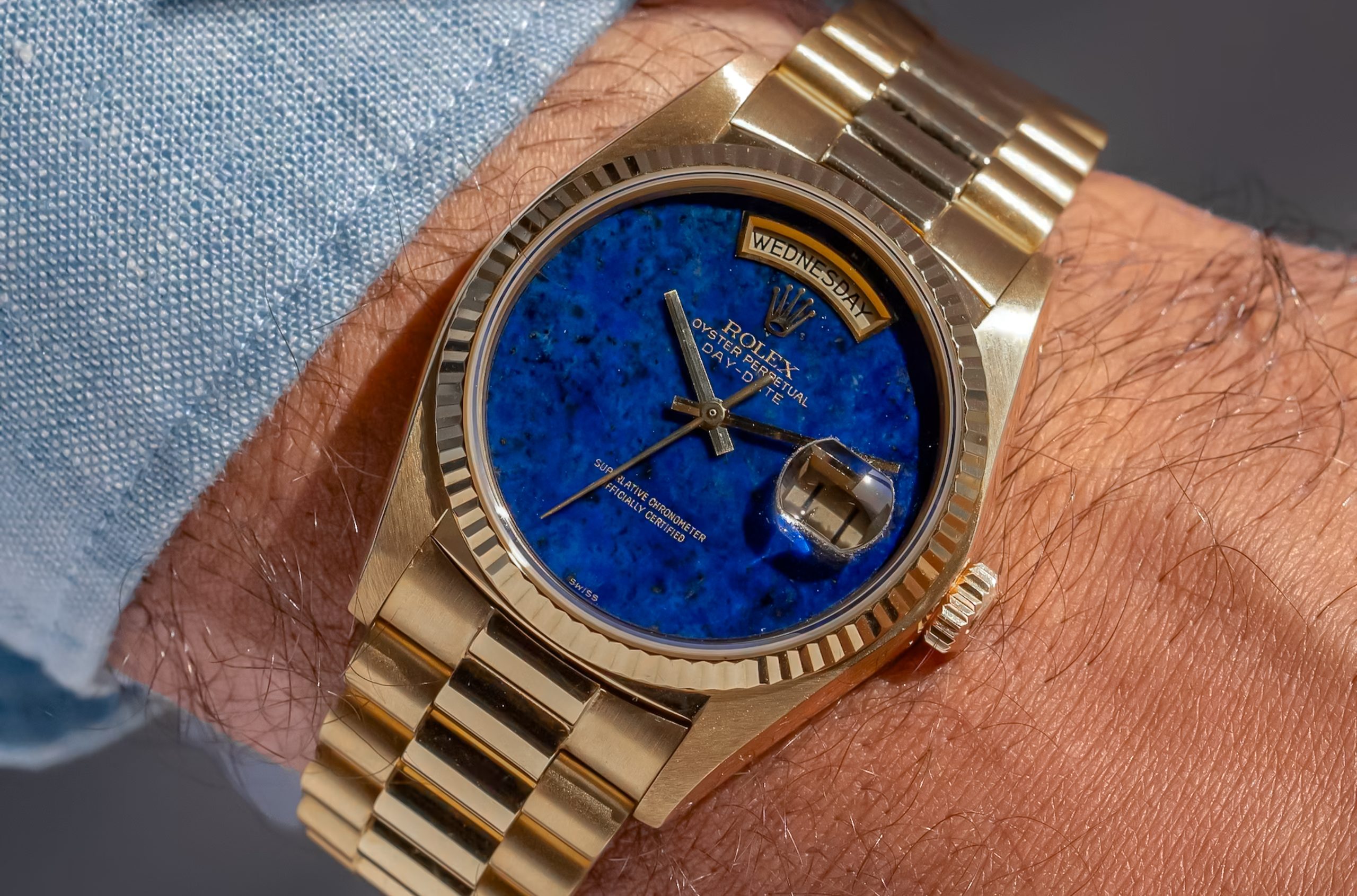 Rolex discount lapis dial