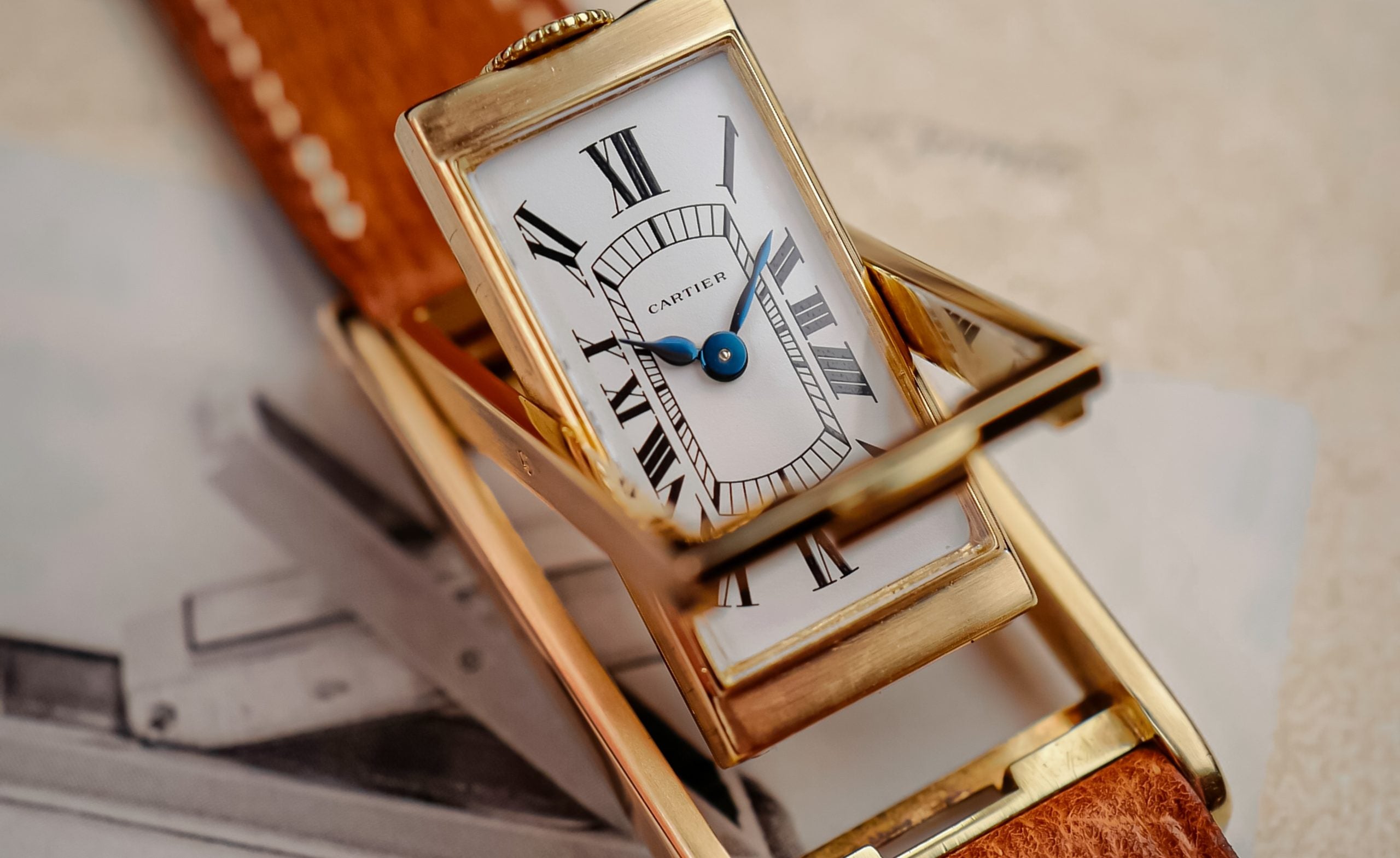 Vintage cartier tank discount solo