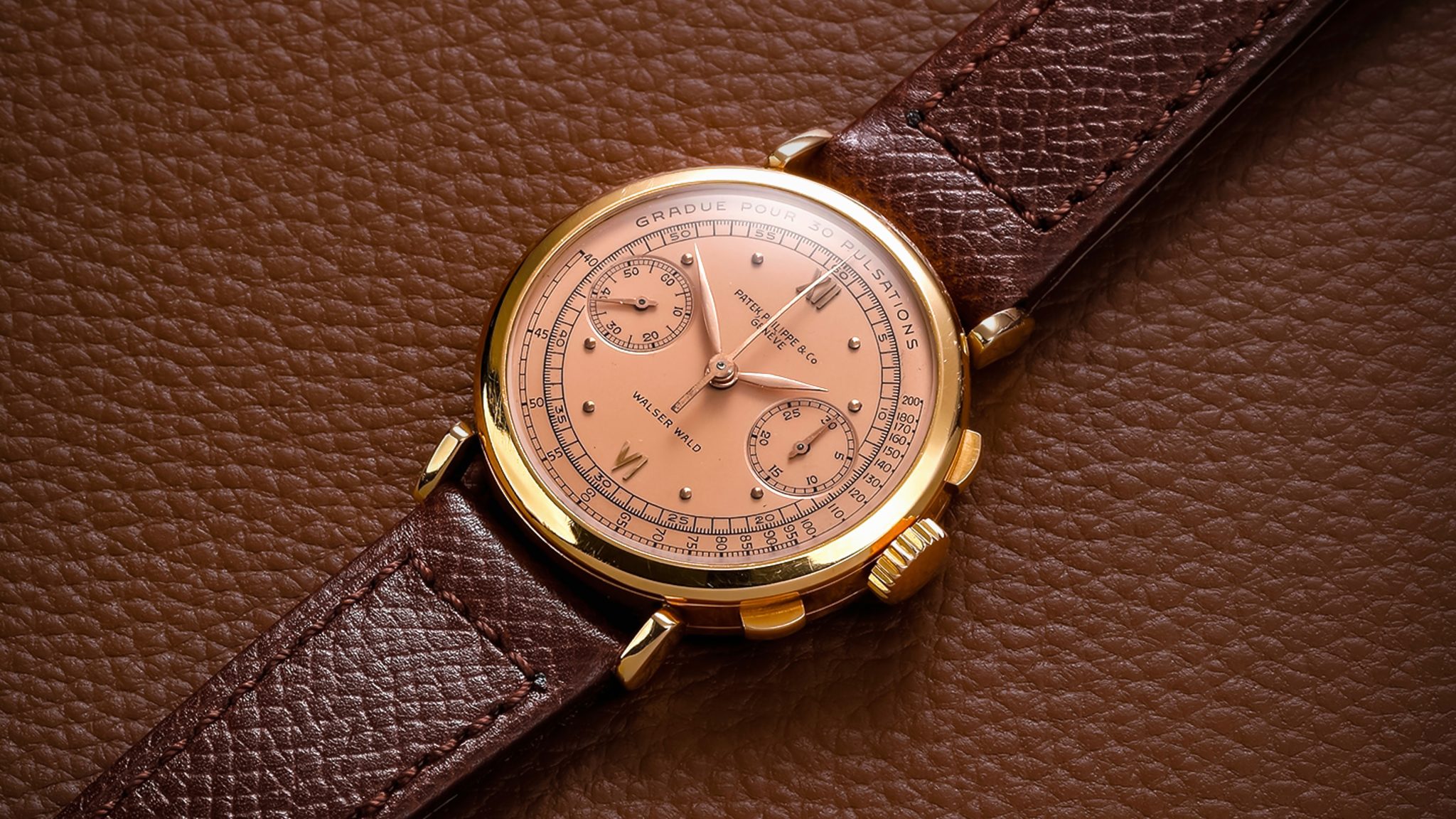 Patek-Philippe-591-Chronograph-Walser-Wald-Dial