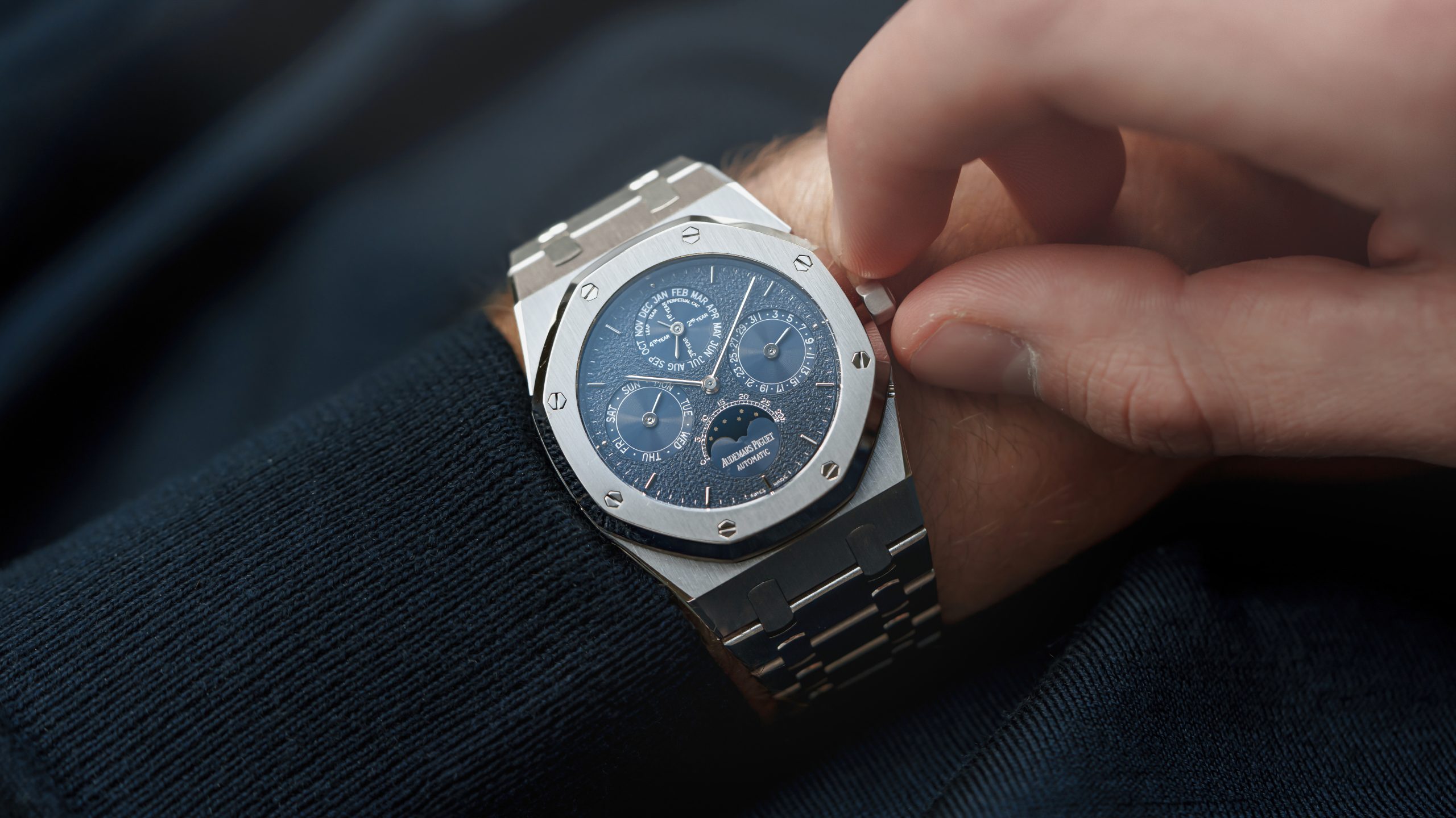 Audemars-Piguet-Tuscan-Dial-Royal-Oak-Perpetual-Calendar-25820PT